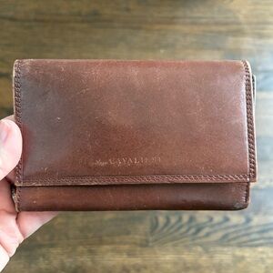 Cavalieri Brown Leather Wallet